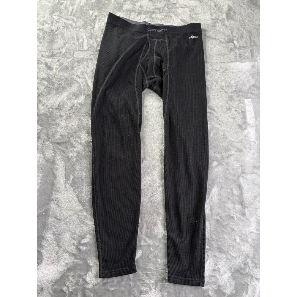 Carhartt Force Men's Long‎ Johns XL Black Moisture-wicking Technology